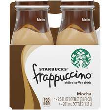STARBUCKS FRAPPUCCINO COFFEE DRINK 4 PK 