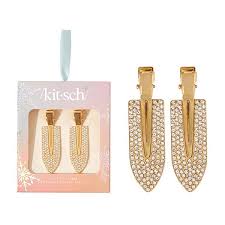 KIT-SCH DRESSED UP RHINESTONE HAIR CLIPS  2 count pack