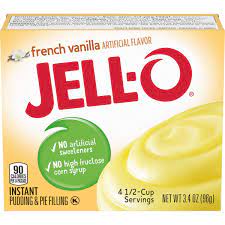 JELL-O PUDDING 3.4 oz 