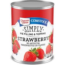 DUNCAN HINES COMSTOCK PIE FILLING & TOPPING 21 oz 