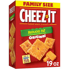 Cheez It Snack Crackers 19 oz Family Size 