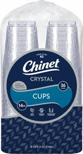 CHINET PLASTIC CUPS 36 count 