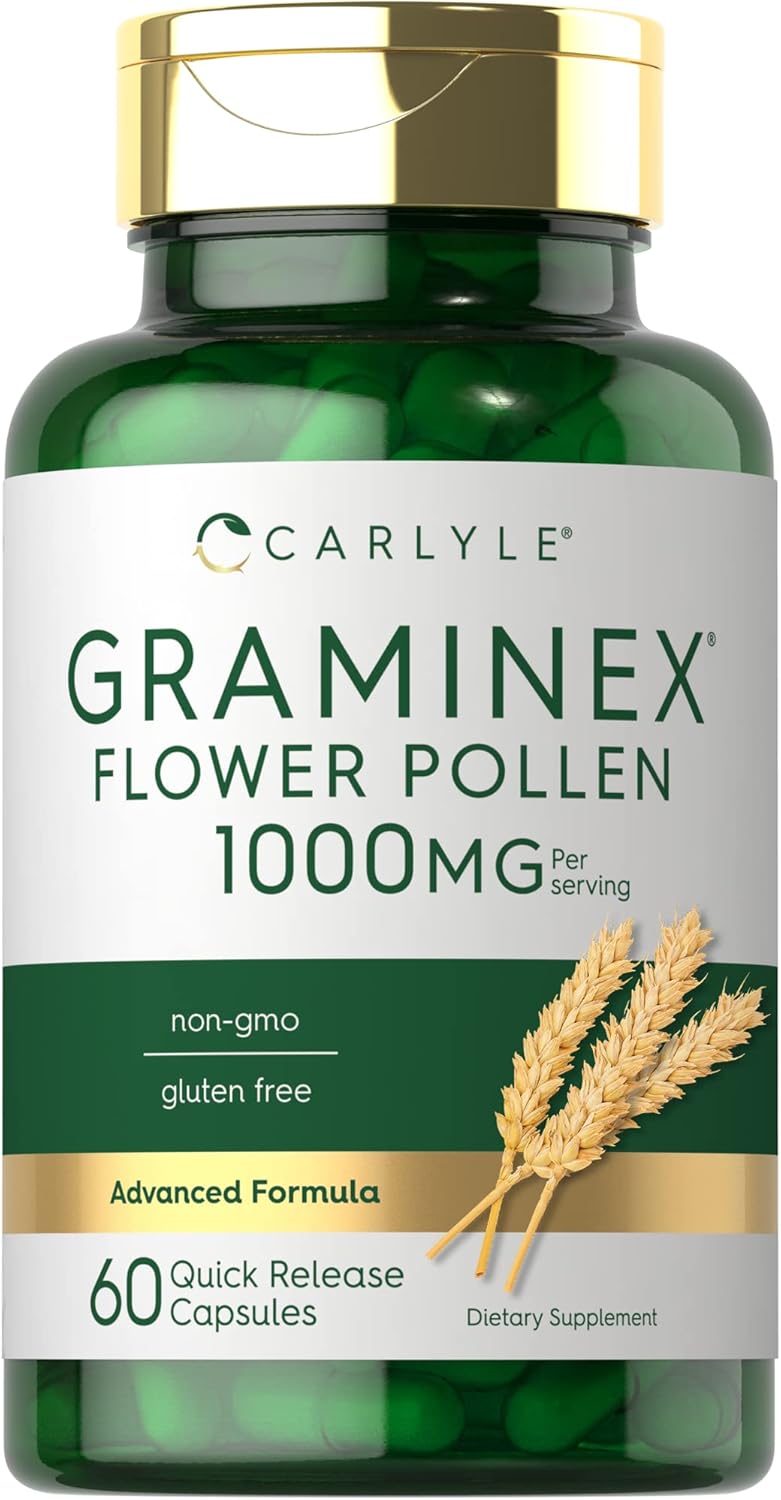 Graminex Flower Pollen 1000MG 60 capsules - expire 09/2027