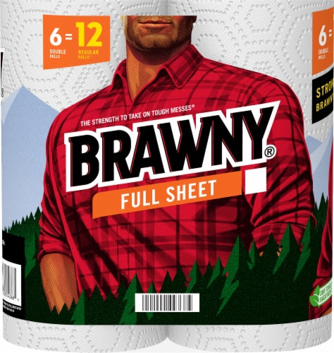 BRAWNY PAPER TOWELS 6=12 Roll 
