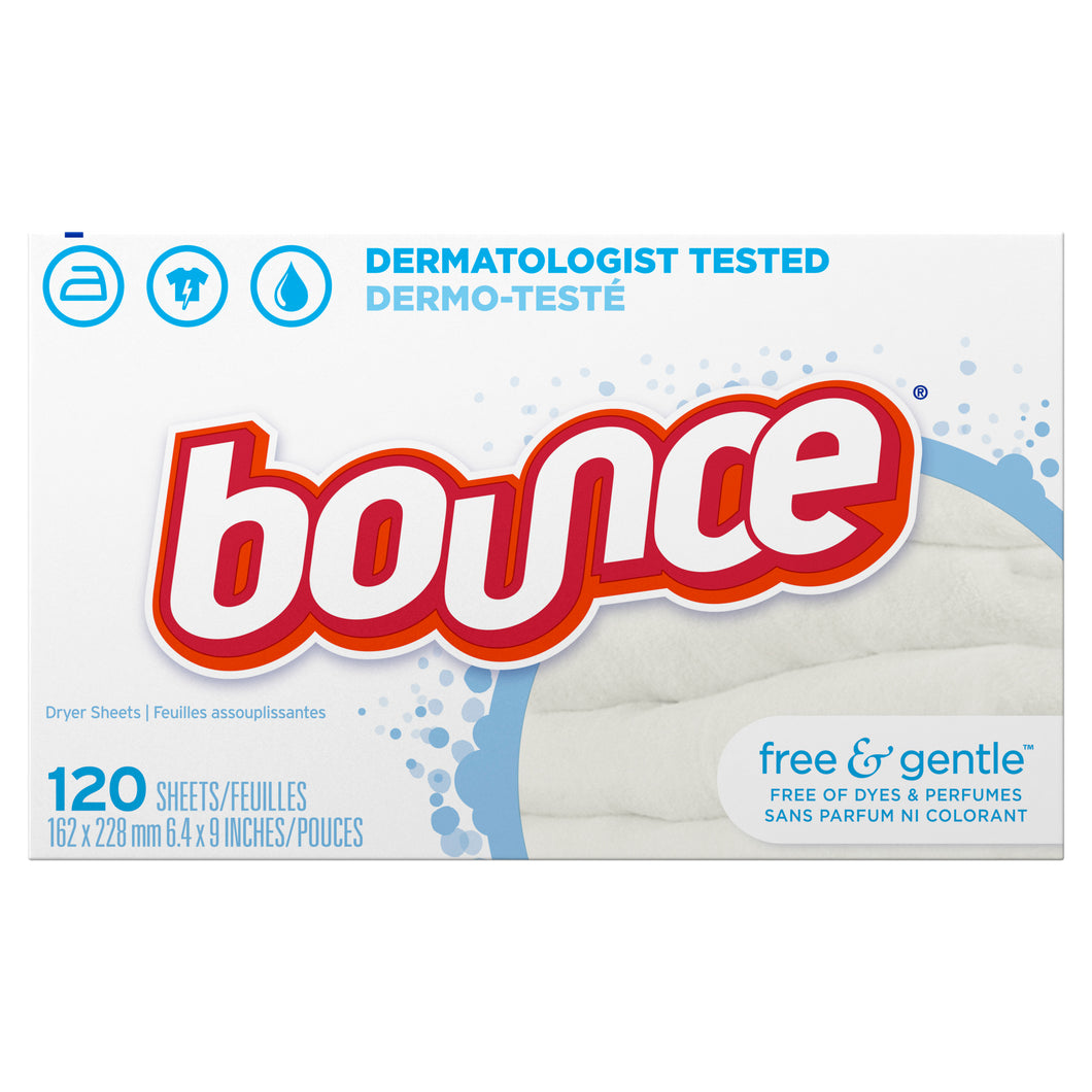 BOUNCE DRYER SHEETS 120 ct 