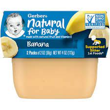 GERBER BABY FOOD 2 pack 