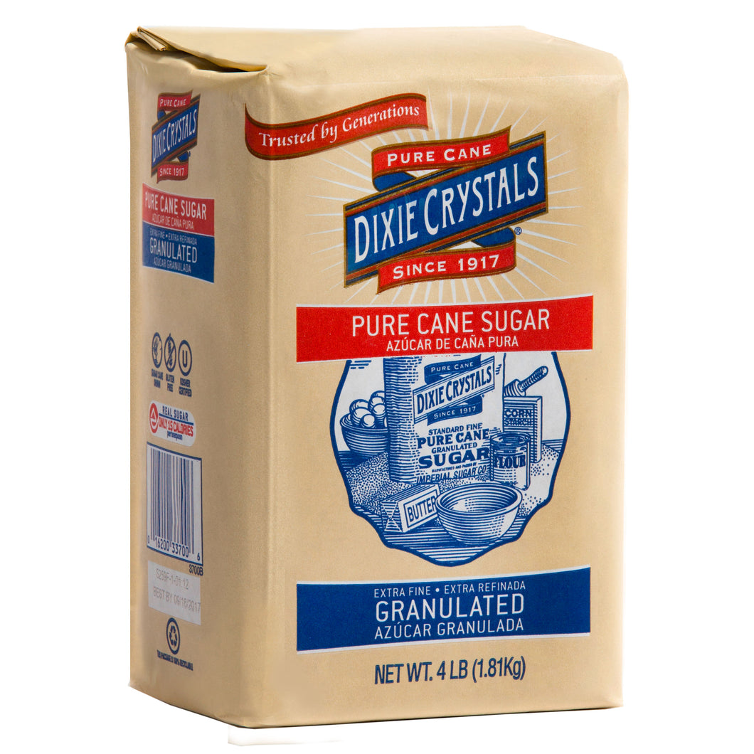 DIXIE CRYSTALS GRANULATED SUGAR 4 lb