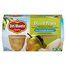 DEL MONTE FRUIT CUPS 4 pack 