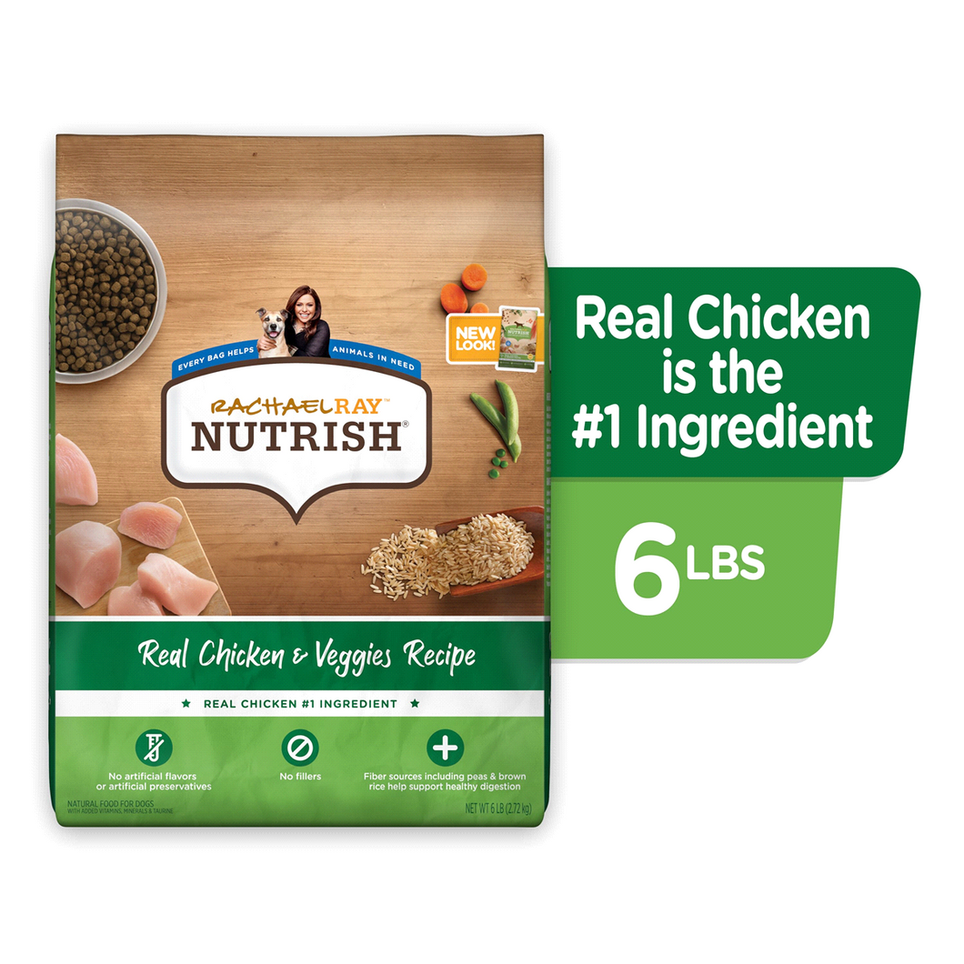 RACHAEL RAY NUTRISH DOG FOOD 6 lb 