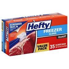 HEFTY SLIDER BAGS 35 count 