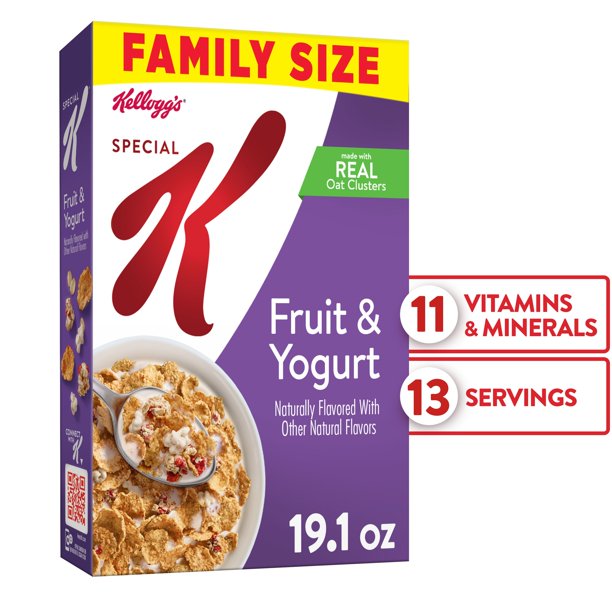 KELLOGG'S SPECIAL K CEREAL 17.9 oz Family Size 