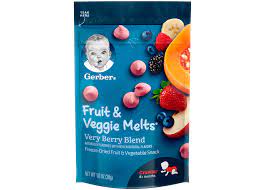 GERBER FRUIT & VEGGIE MELTS 1 oz 