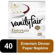 VANITY FAIR NAPKINS 40 count 