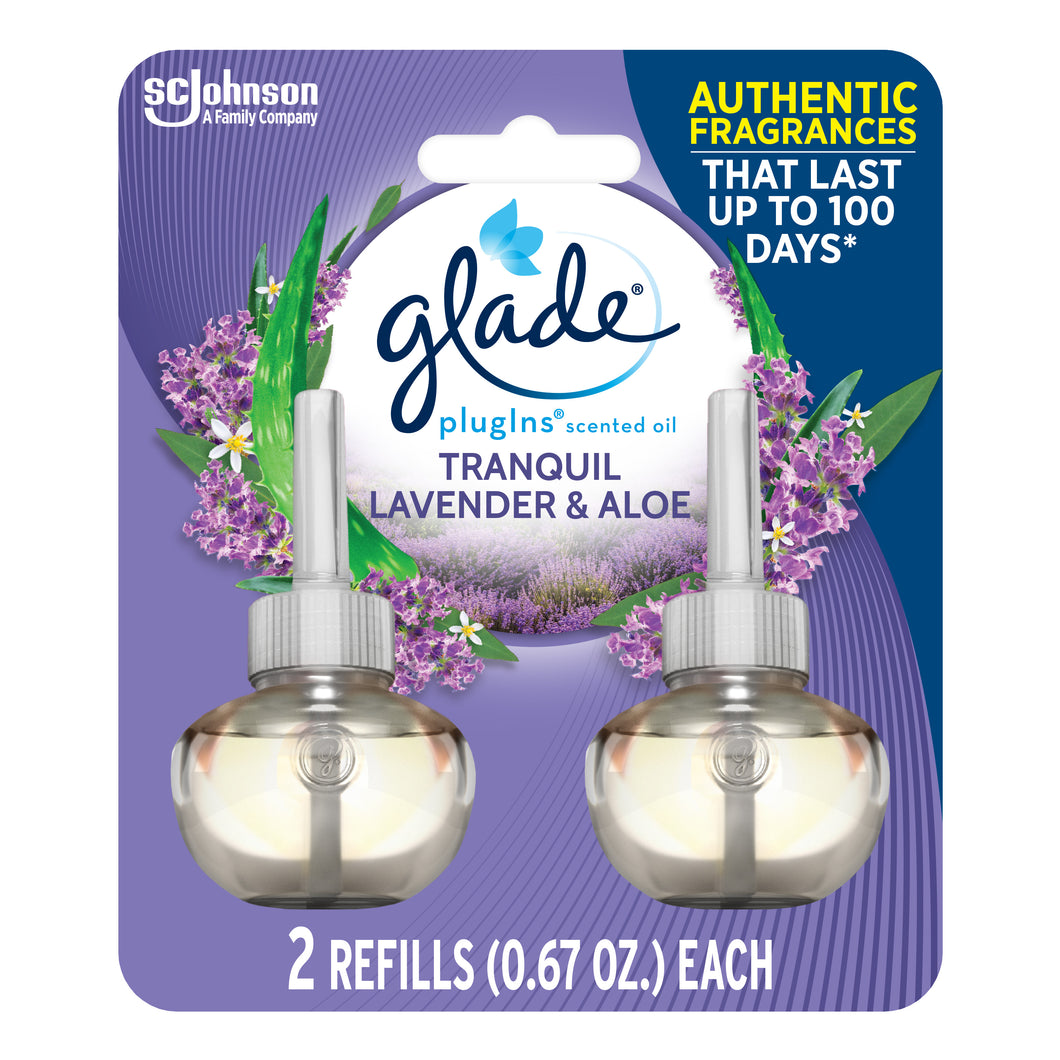 GLADE OIL WARMER REFILL 2 pack 