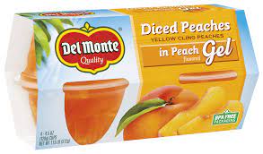 DEL MONTE FRUIT CUPS 4 pack 