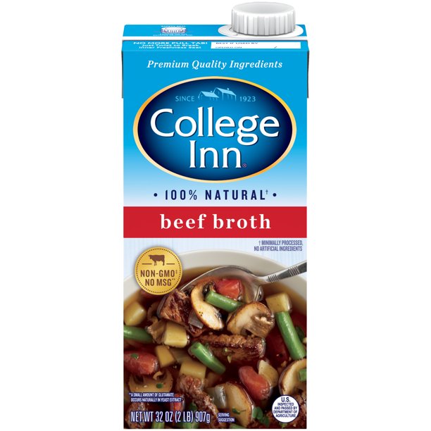 COLLEGE INN 100% NATURAL BROTH 32 oz 