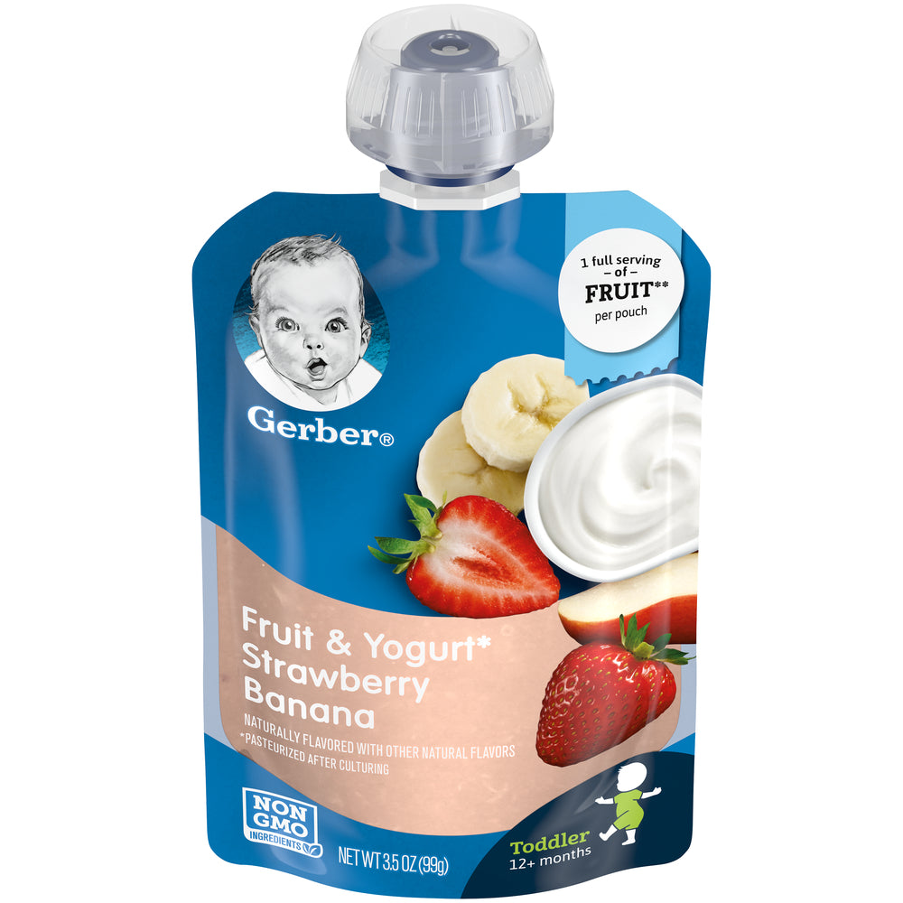 GERBER BABY FOOD POUCH 3.5 oz 