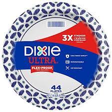 DIXIE PAPER PLATES 44 count 