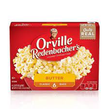 ORVILLE REDENBACHER MICROWAVE POPCORN 6 pack 