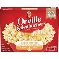 ORVILLE REDENBACHER MICROWAVE POPCORN 6 pack 