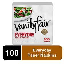 VANITY FAIR NAPKINS 100 count 