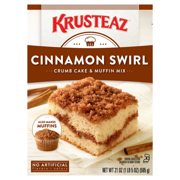 KRUSTEAZ CRUMB CAKE & MUFFIN MIX 21 oz 