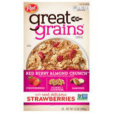 POST GREAT GRAINS CEREAL  13 oz  