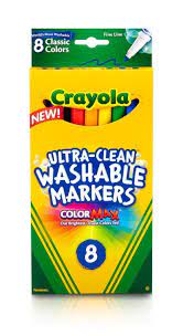 CRAYOLA BRAND MARKERS 10 count box 