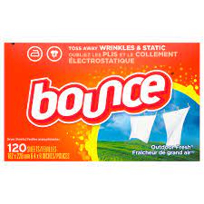 BOUNCE DRYER SHEETS 120 ct 