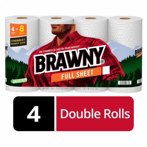 BRAWNY PAPER TOWELS 4=8 Roll 