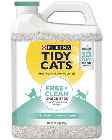 TIDY CATS CLUMPING LITTER 20 lb jug 