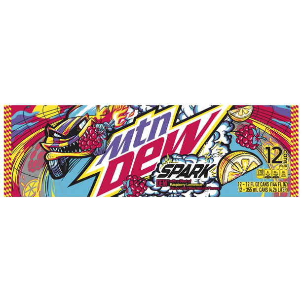 MTN DEW 12 pack cans 