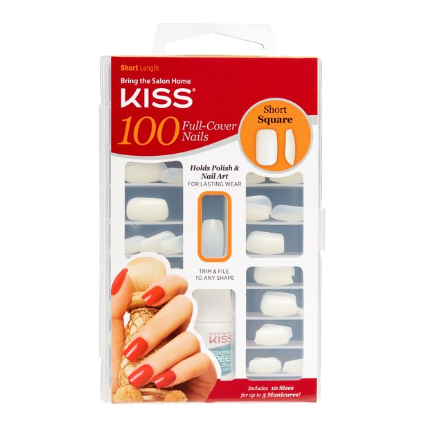 KISS FULL COVER NAILS 100 ct 