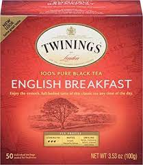 TWININGS BLACK TEA 50 ct 