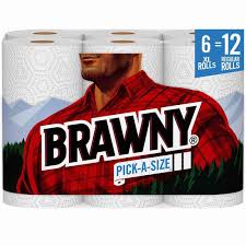 BRAWNY PAPER TOWELS 6=12 Roll 