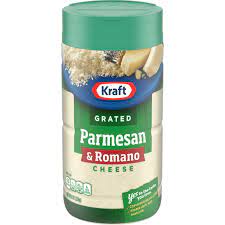 KRAFT GRATED CHEESE 8 oz 