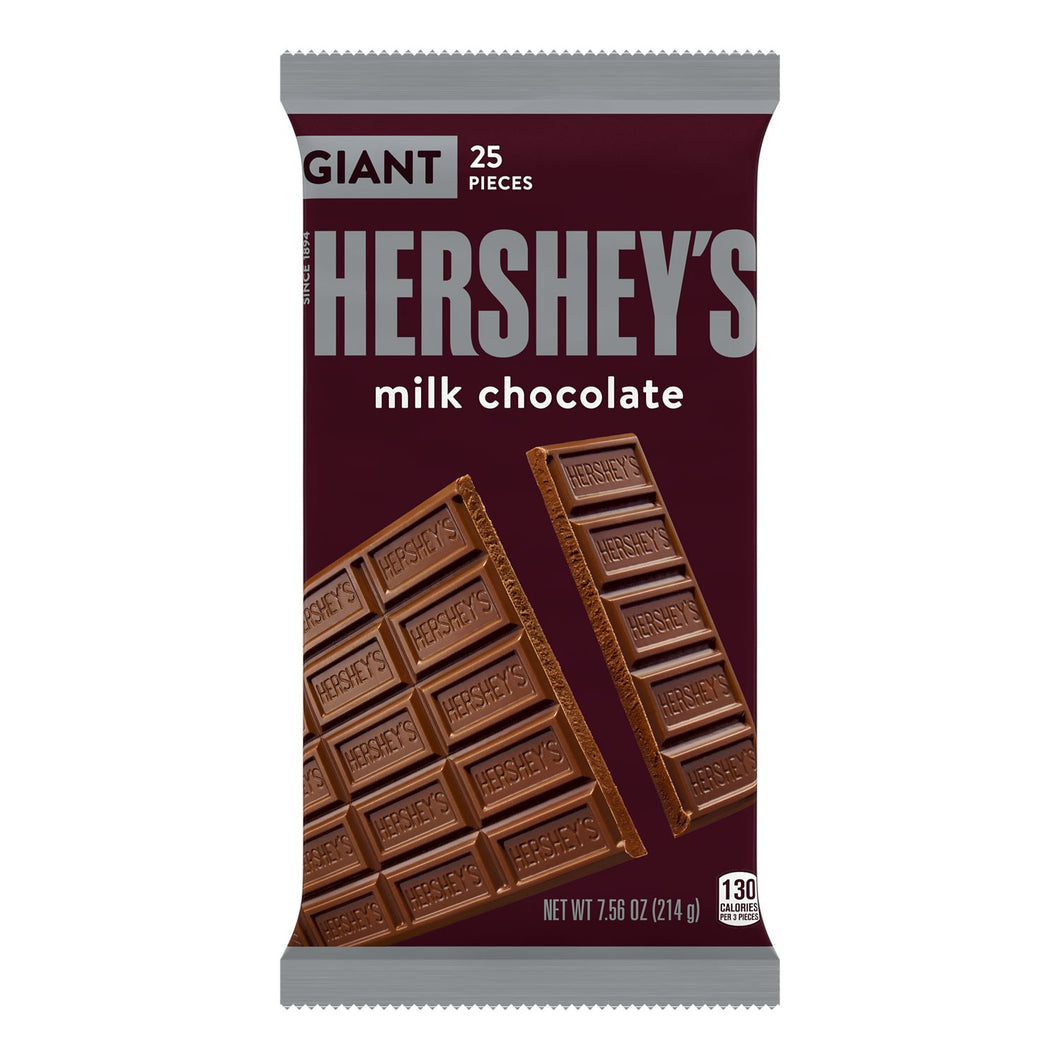 HERSHEY'S GIANT SIZE CANDY BAR  7.56 oz 