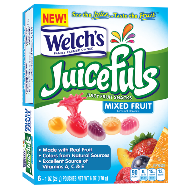 WELCH'S FRUIT SNACKS 6 count 