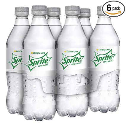 SPRITE ZERO 6 pack bottles