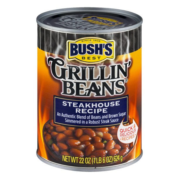 BUSH'S GRILLIN BEANS 22 oz 