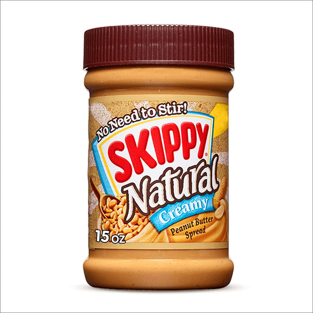 SKIPPY NATURAL PEANUT BUTTER 15 oz 