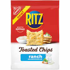 RITZ TOASTED CHIPS  8.1 oz 