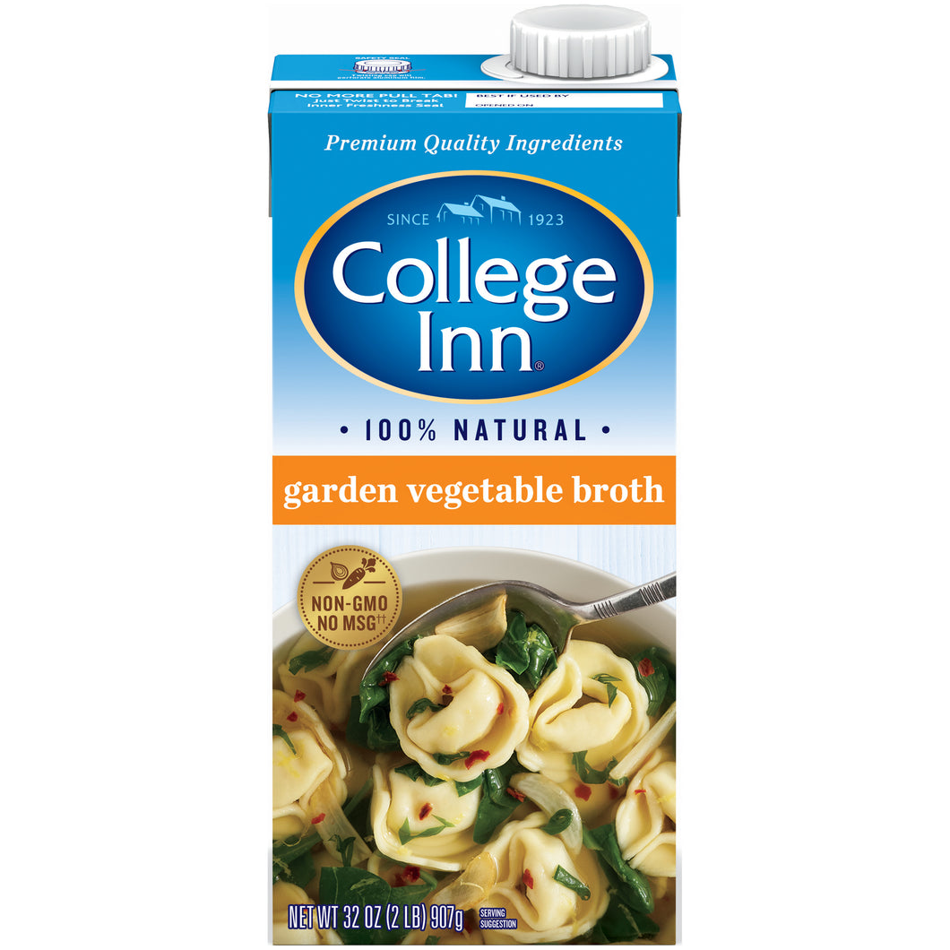 COLLEGE INN 100% NATURAL BROTH 32 oz 