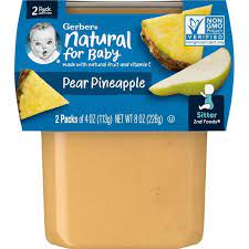 GERBER BABY FOOD 2 pack 