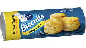 PILLSBURY FLAKY LAYERS BISCUITS 10 count 