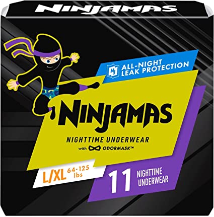 PAMPERS NINJAMAS NIGHTTIME UNDERWEAR 11 count 