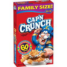 CAP'N CRUNCH CEREAL 22.1 oz Family Size 