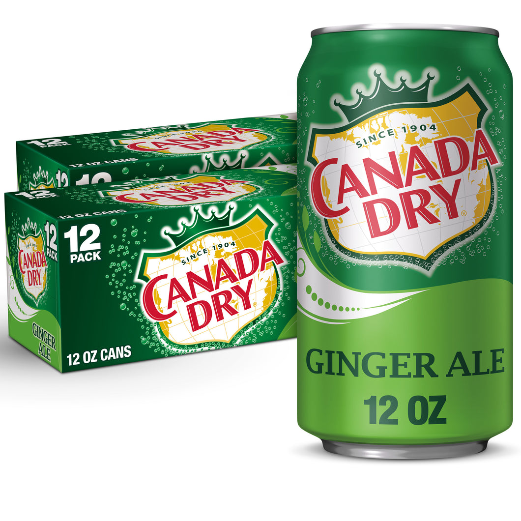CANADA DRY GINGER ALE 12 PACK