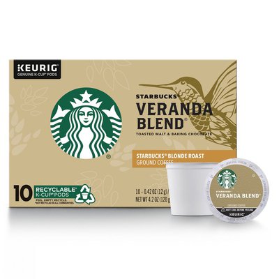 STARBUCKS K CUP COFFEE 10 count 