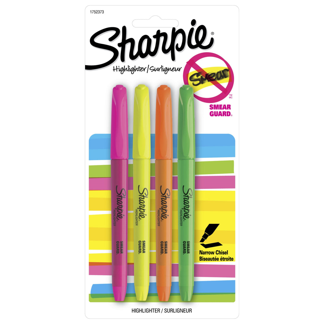 SHARPIE HIGHLIGHTER 4 pack 
